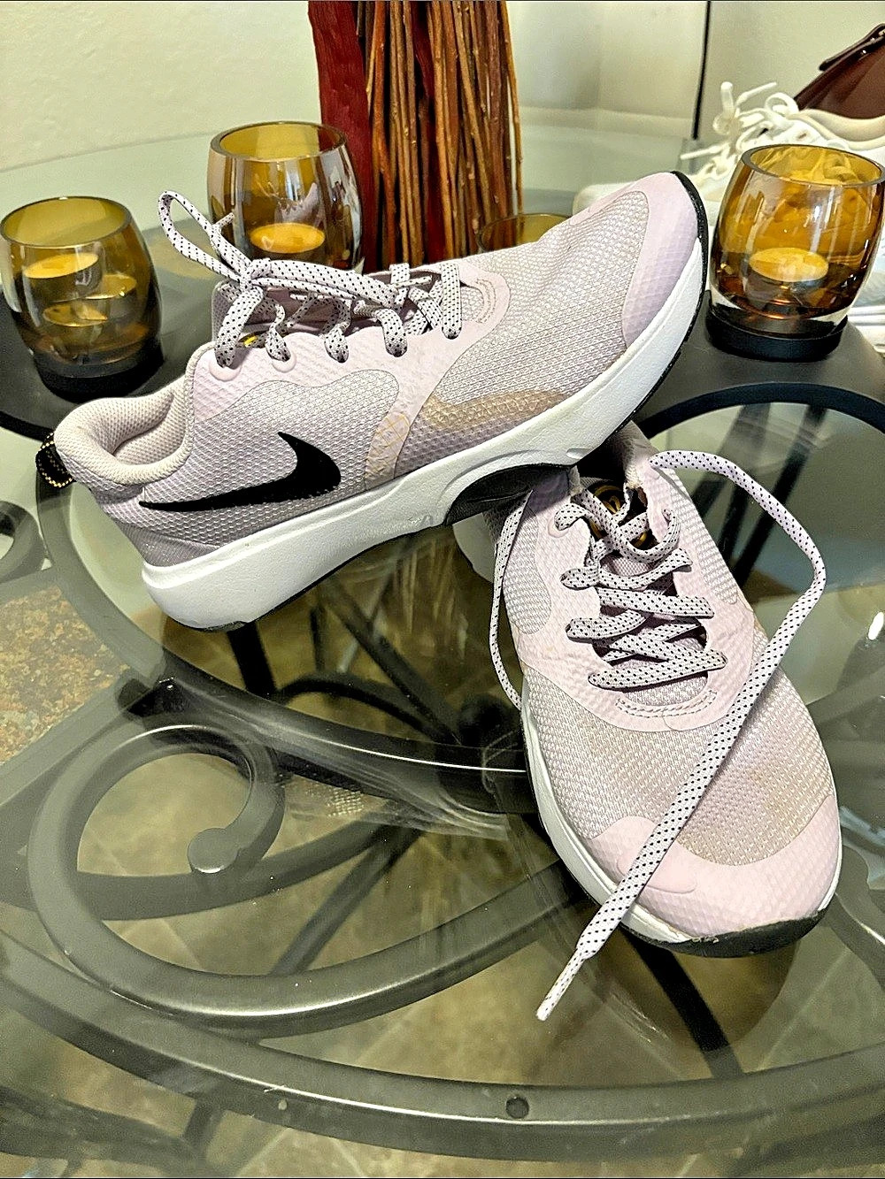 Nike Air Max Bella TR 3 Light Violet Black Athletic Shoes